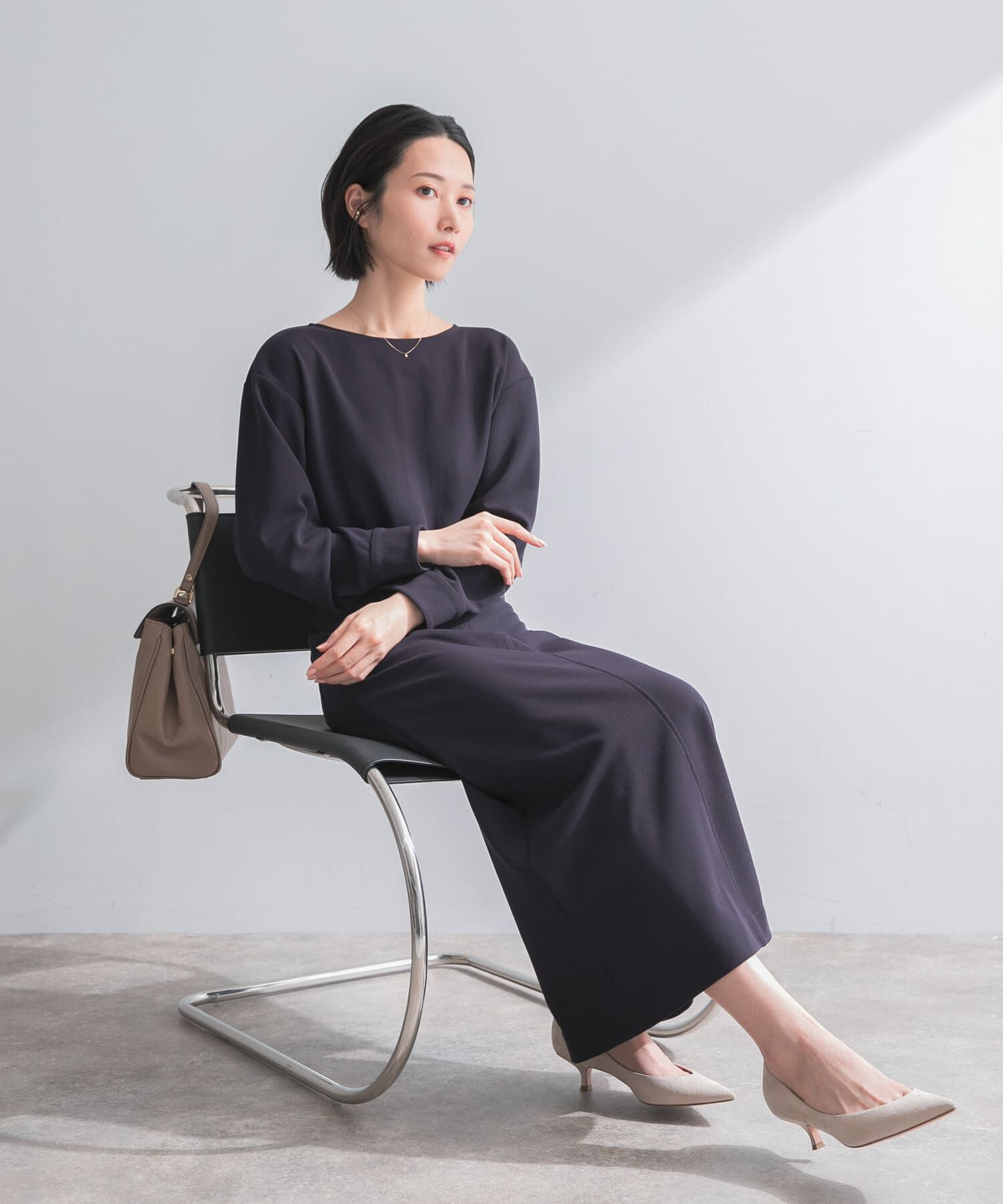 URBAN RESEARCH ROSSO「ストレッチジョーゼットブラウス」|シャツ・ブラウス|