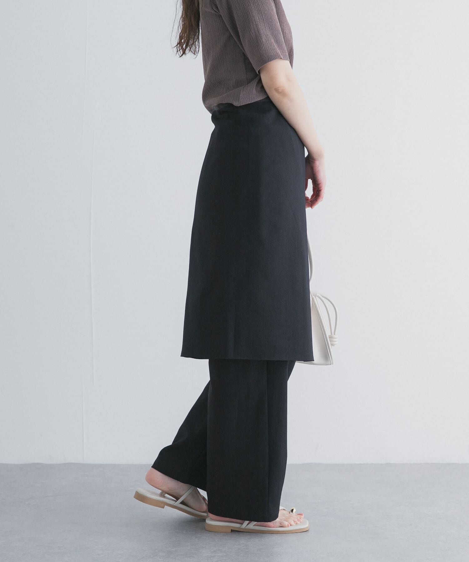 URBAN RESEARCH DOORS「ラップレイヤードストレートパンツ」|その他|
