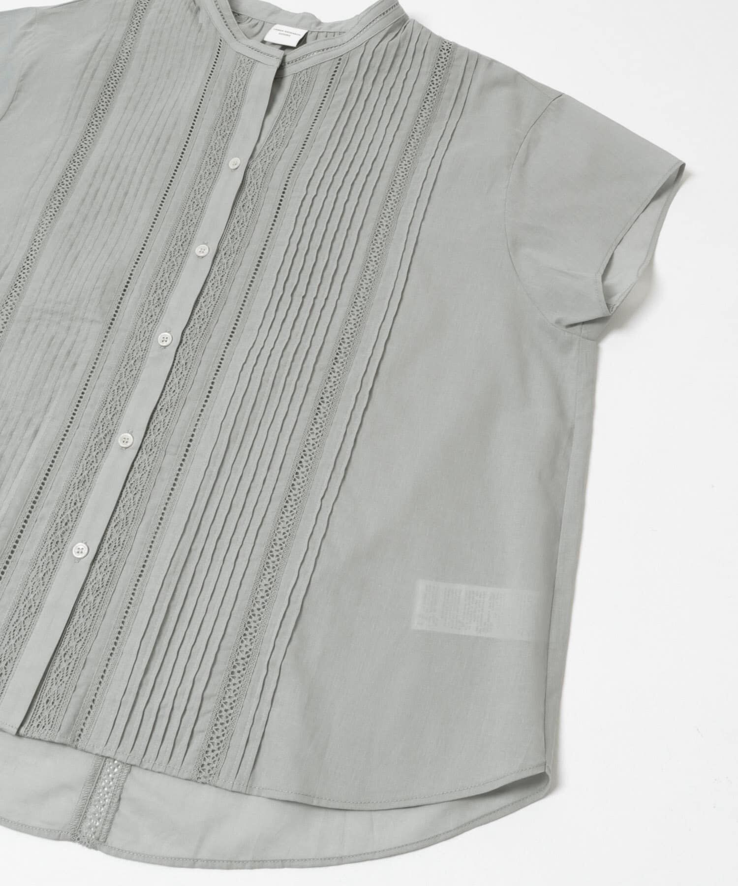 URBAN RESEARCH DOORS「コットンレース切替ブラウス」|シャツ・ブラウス|