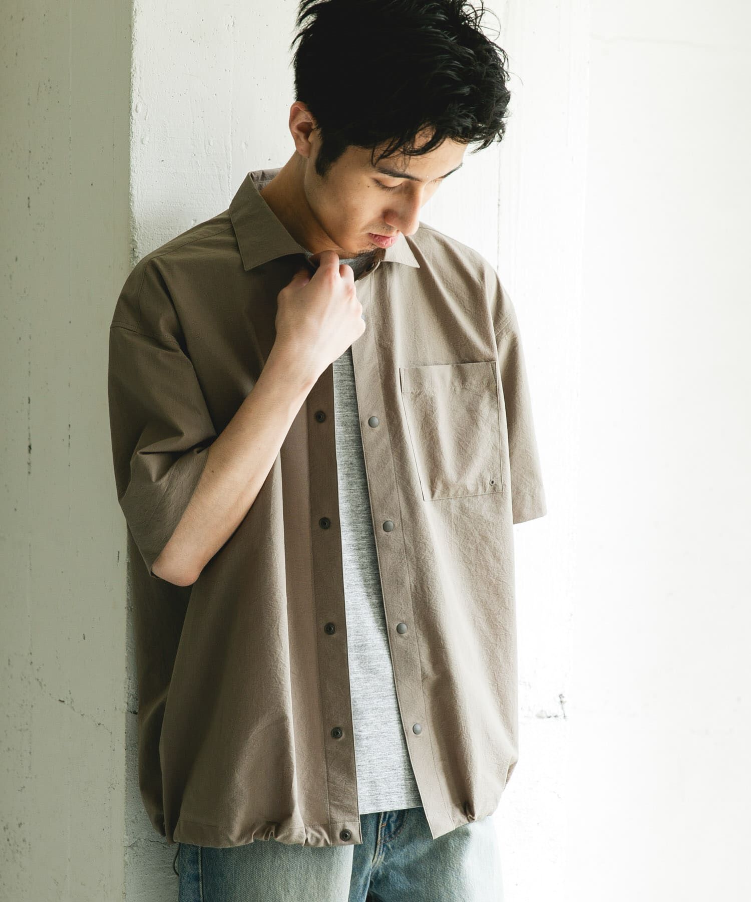 URBAN RESEARCH DOORS「『別注』Marmot&times;DOORS　DOT AIR SHORT-SLEEVE SHIRTS」|シャツ・ブラウス|
