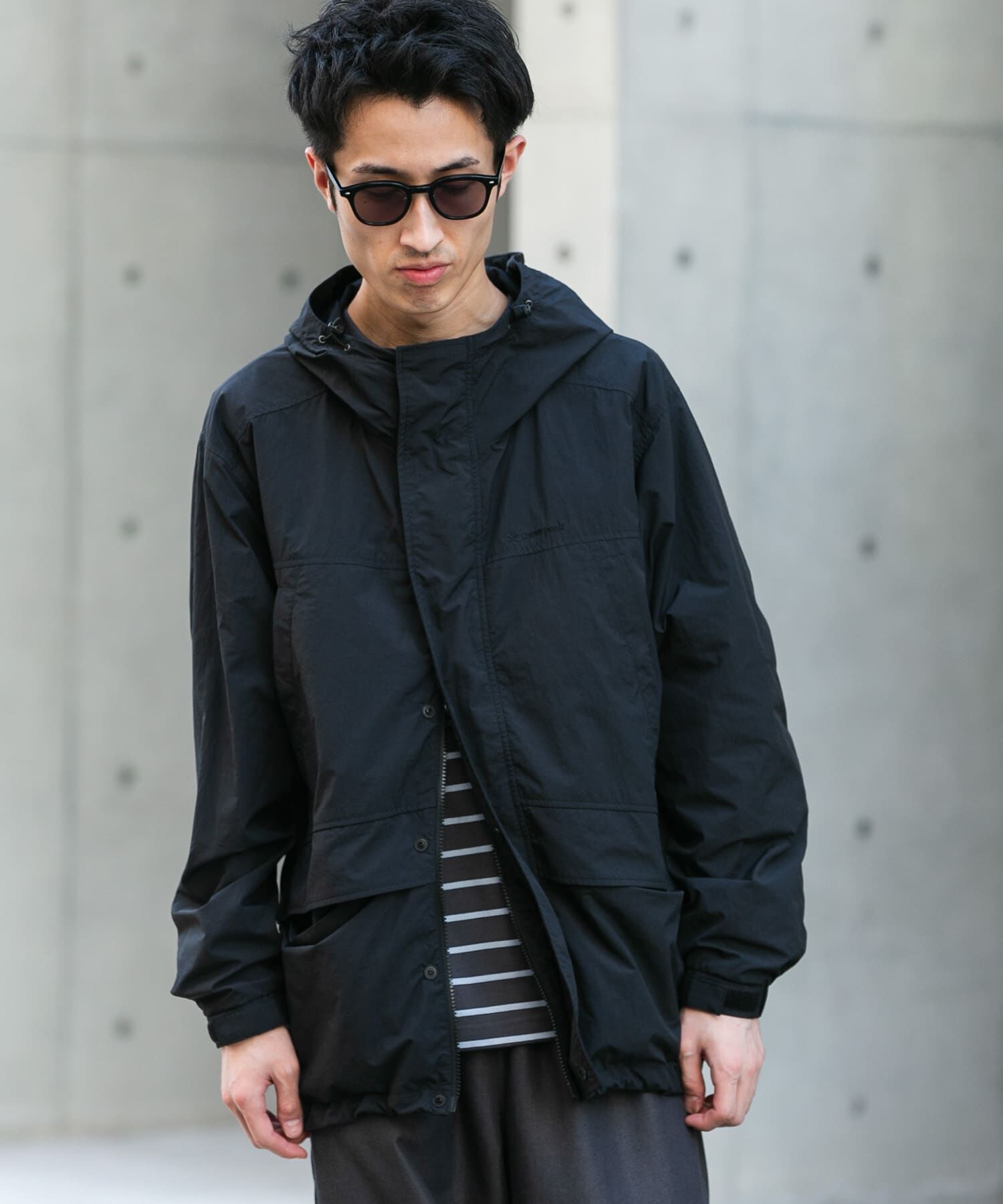 URBAN RESEARCH DOORS「『別注』Snow Peak Apparel&times;DOORS　NYLON TUSSAH PARKA」|ノーカラーコート|