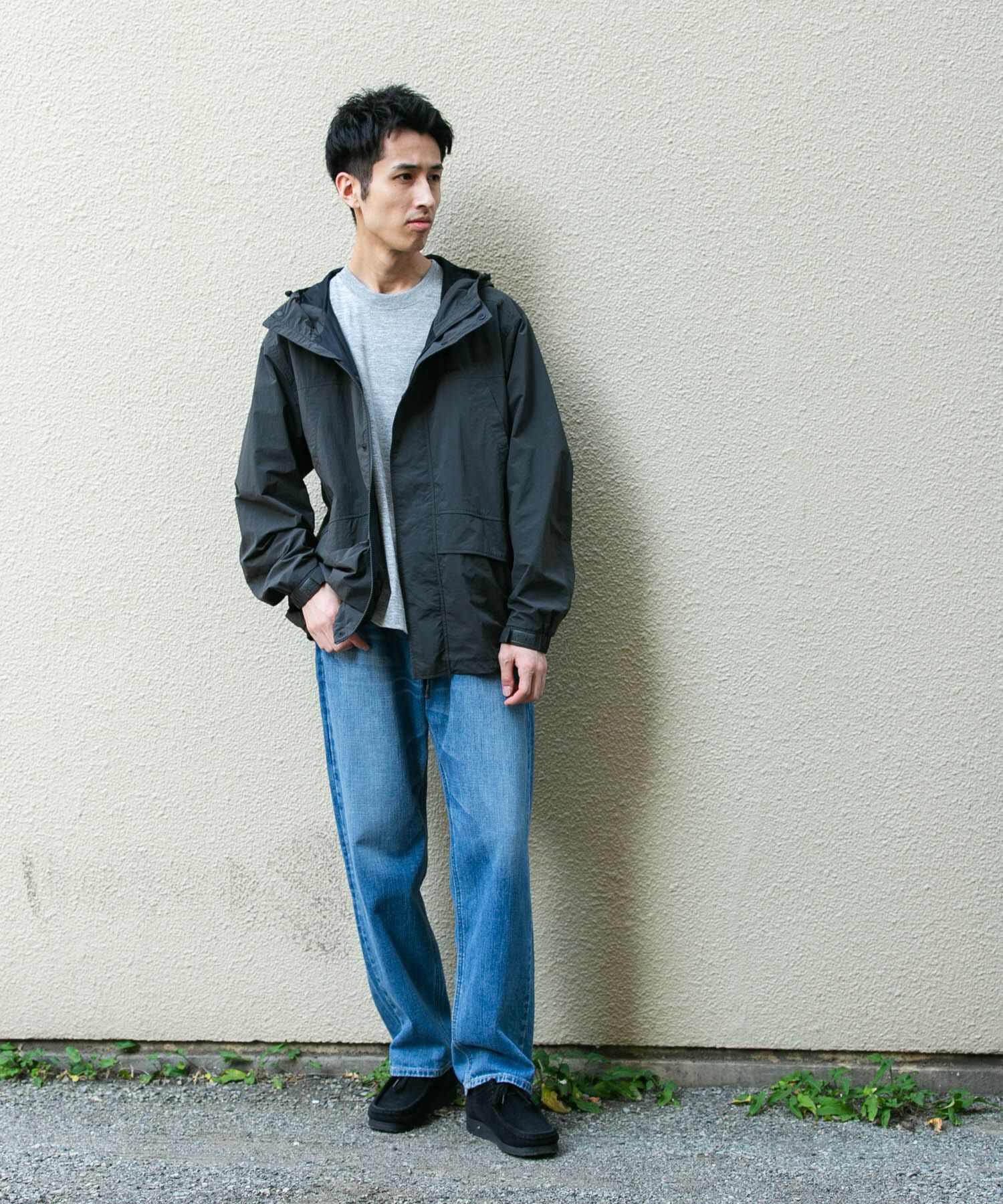 URBAN RESEARCH DOORS「『別注』Snow Peak Apparel&times;DOORS　NYLON TUSSAH PARKA」|ノーカラーコート|