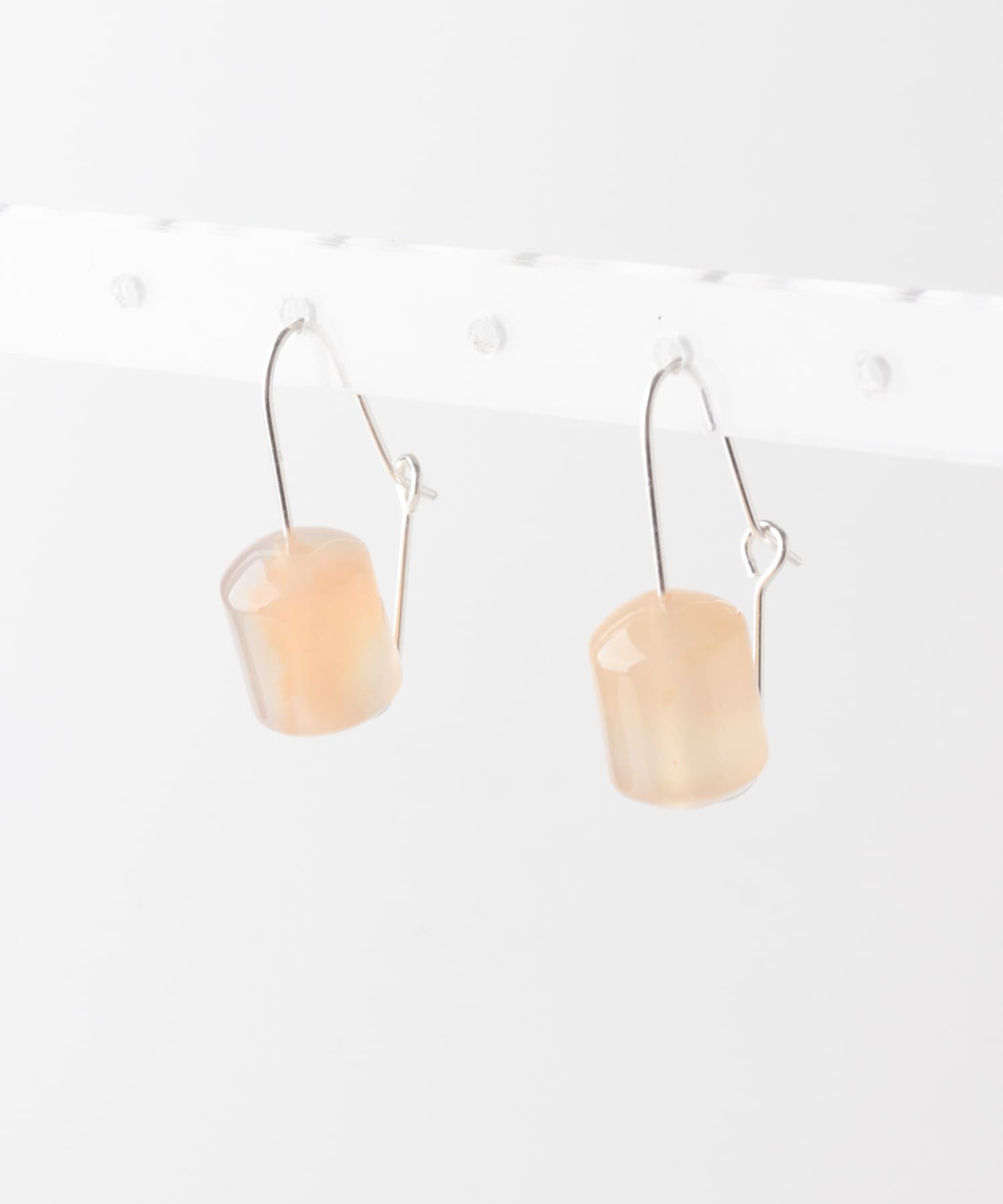 SMELLY「SMELLY so&rsquo;　sakura agate pierce」|ピアス|