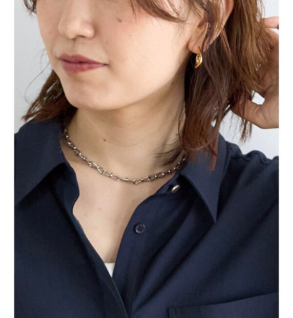  「ステンレスデザインチェーンネックレス」|ネックレス|
