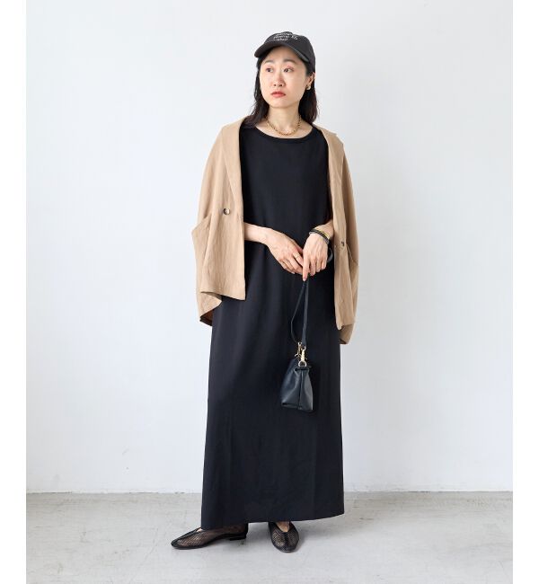 「《WEB限定》ノーマイルカットジャージータンクワンピース」|ワンピース|