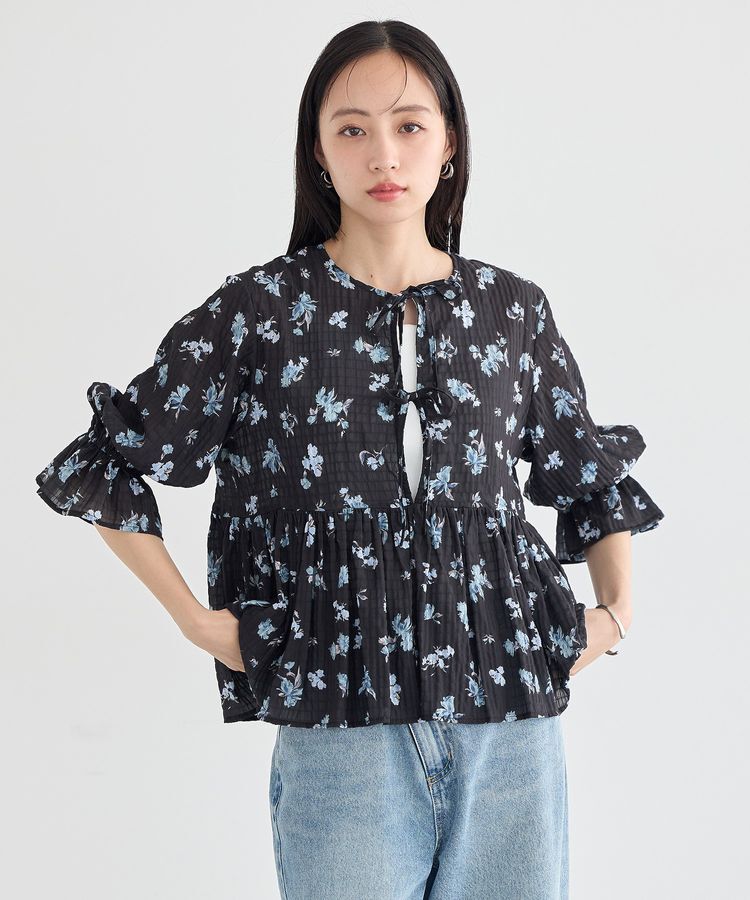 earth music&ecology「アソートラッフルブラウス」|シャツ・ブラウス|