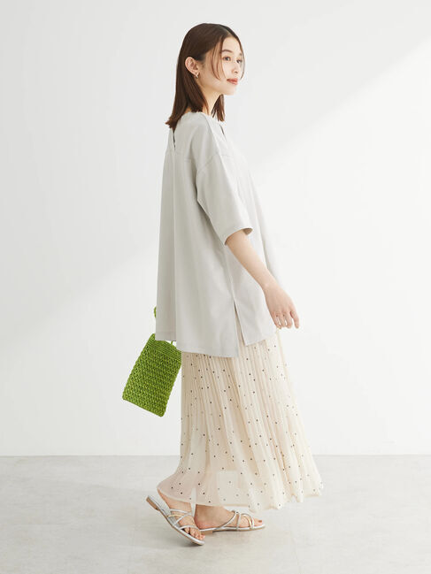 Green Parks「冷っとすずやか　バックカシュクールチュニック」|チュニック|