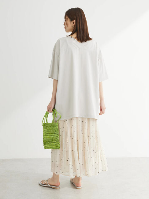 Green Parks「冷っとすずやか　バックカシュクールチュニック」|チュニック|