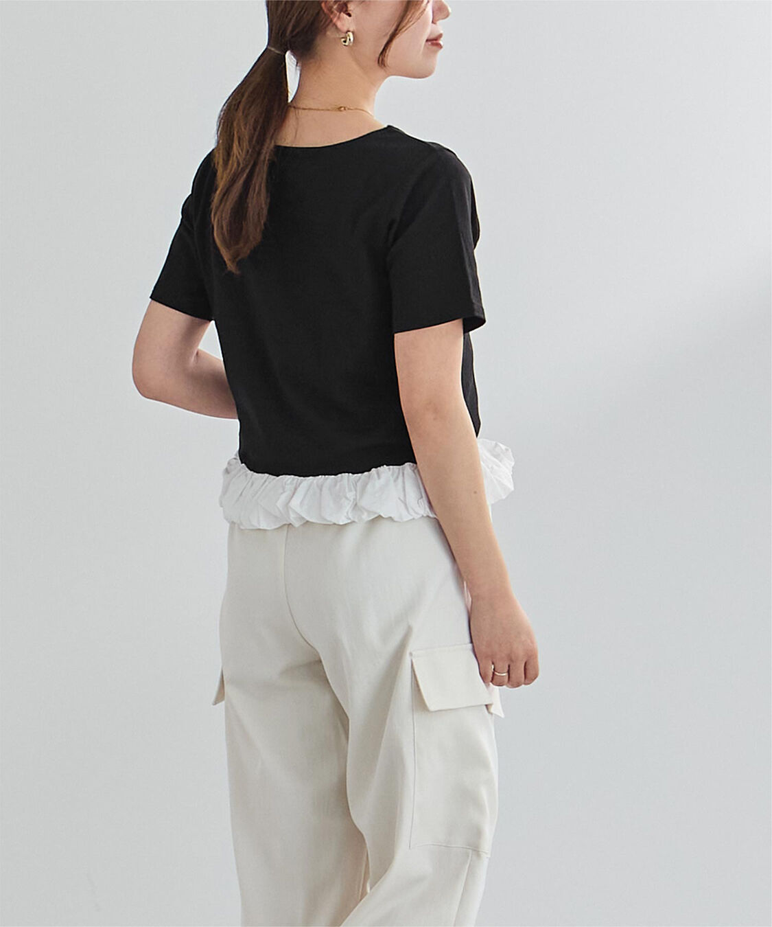ur's「チビバルーン半袖トップス」|Tシャツ・カットソー|