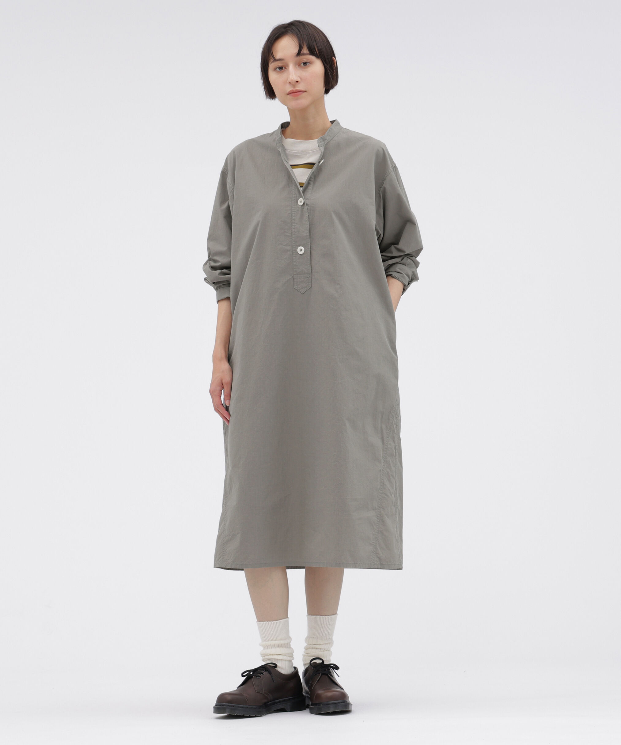 MHL.「END ON END WEAVE COTTON DRESS」|ワンピース|SAGE7