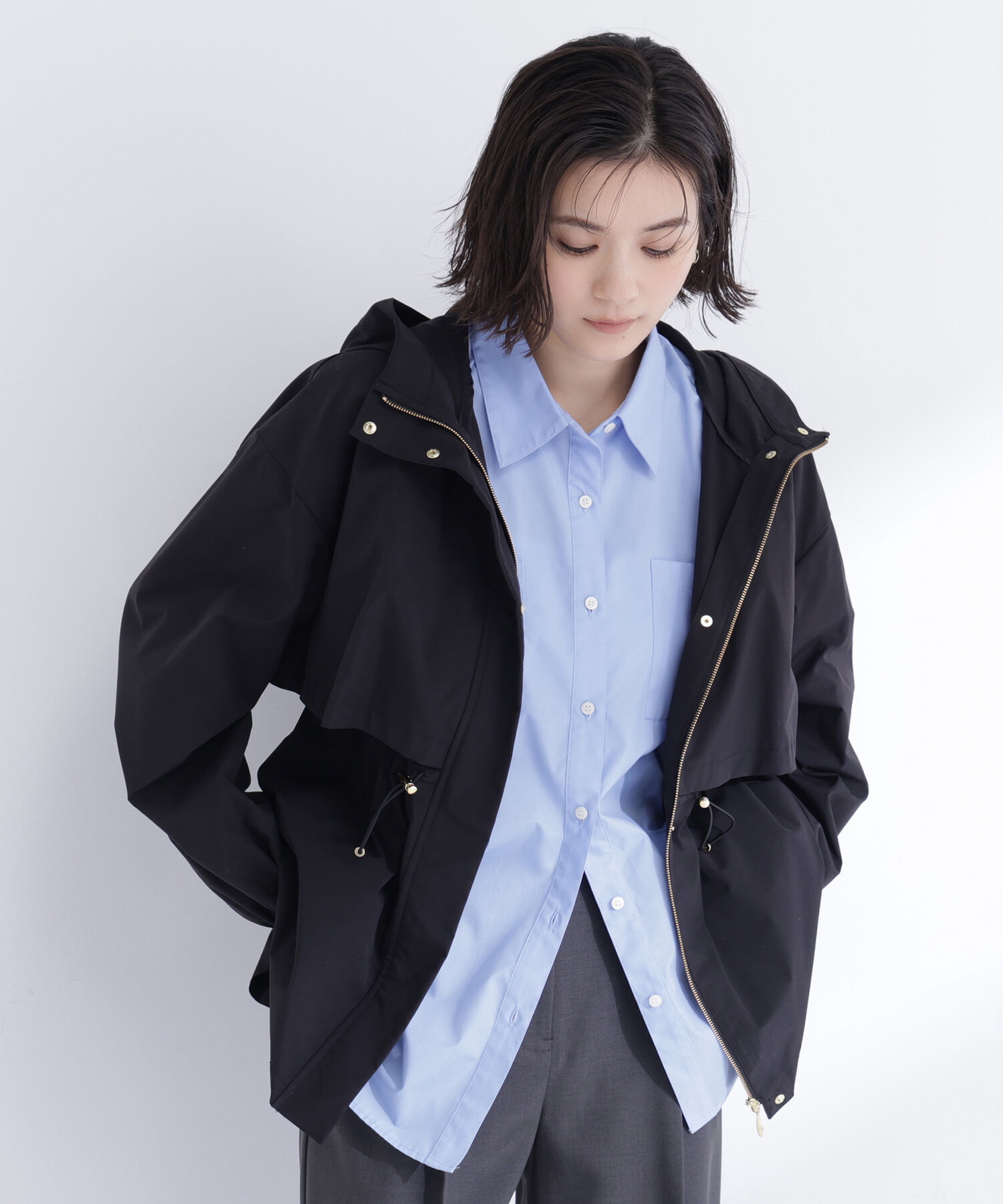  「<Oggi･sweet掲載><ちょうど､いい服>毎日これ｡週7ﾍﾟﾌﾟﾗﾑﾌｰﾃﾞｨ  」|ブルゾン・スタジャン|