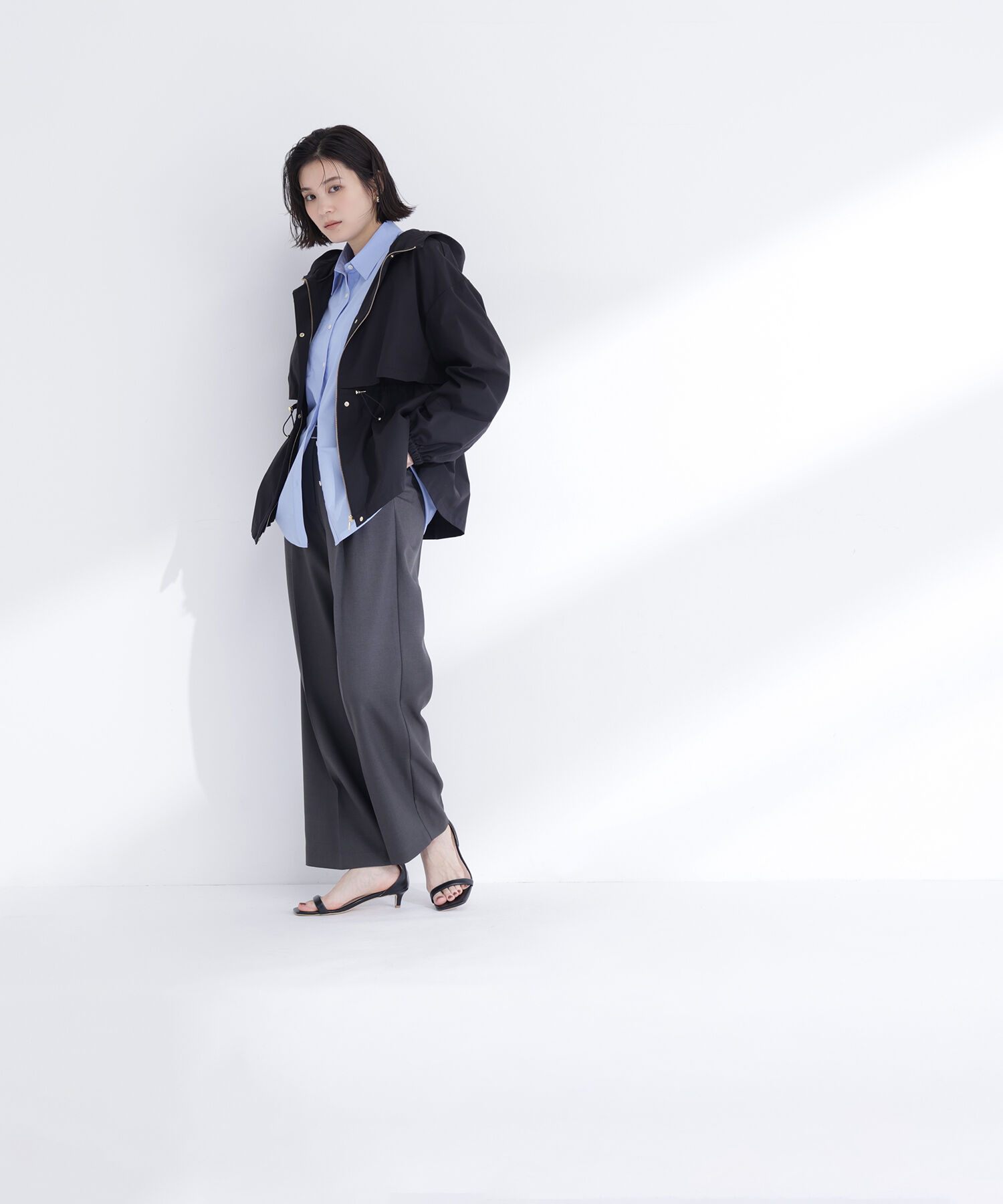  「<Oggi･sweet掲載><ちょうど､いい服>毎日これ｡週7ﾍﾟﾌﾟﾗﾑﾌｰﾃﾞｨ  」|ブルゾン・スタジャン|