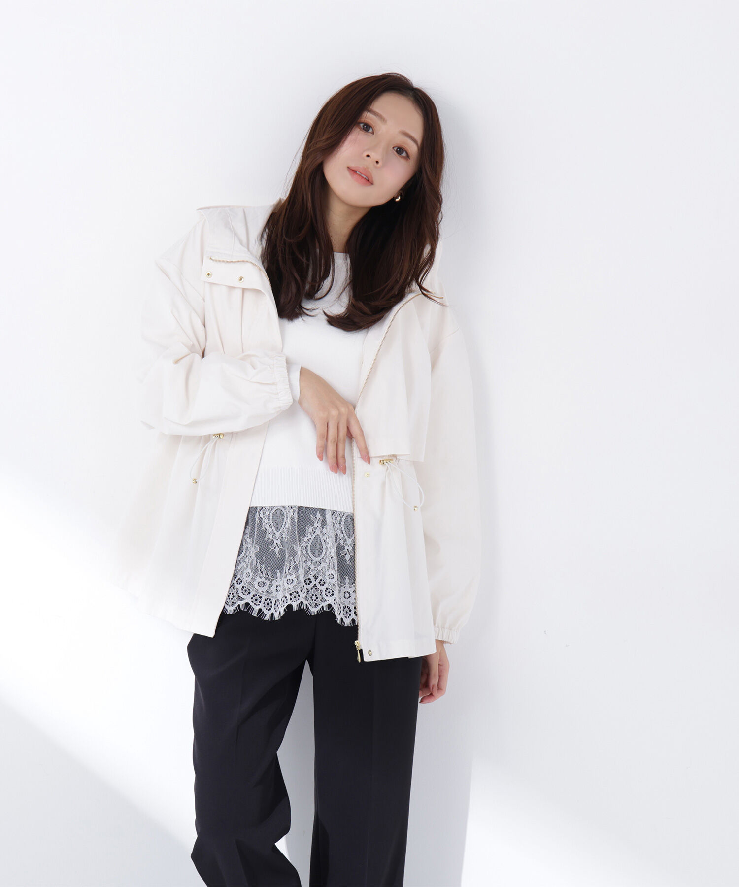  「<Oggi･sweet掲載><ちょうど､いい服>毎日これ｡週7ﾍﾟﾌﾟﾗﾑﾌｰﾃﾞｨ  」|ブルゾン・スタジャン|