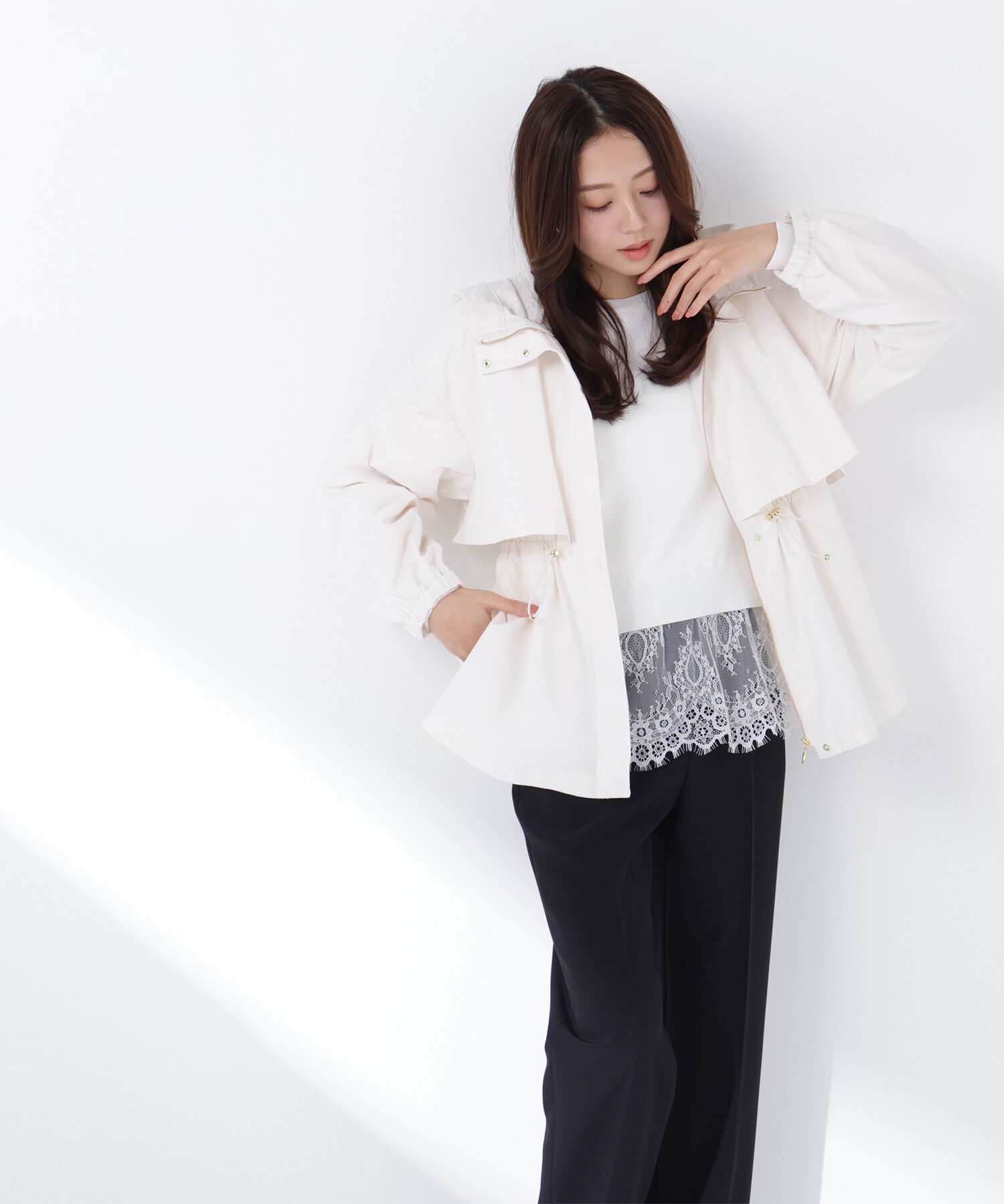  「<Oggi･sweet掲載><ちょうど､いい服>毎日これ｡週7ﾍﾟﾌﾟﾗﾑﾌｰﾃﾞｨ  」|ブルゾン・スタジャン|