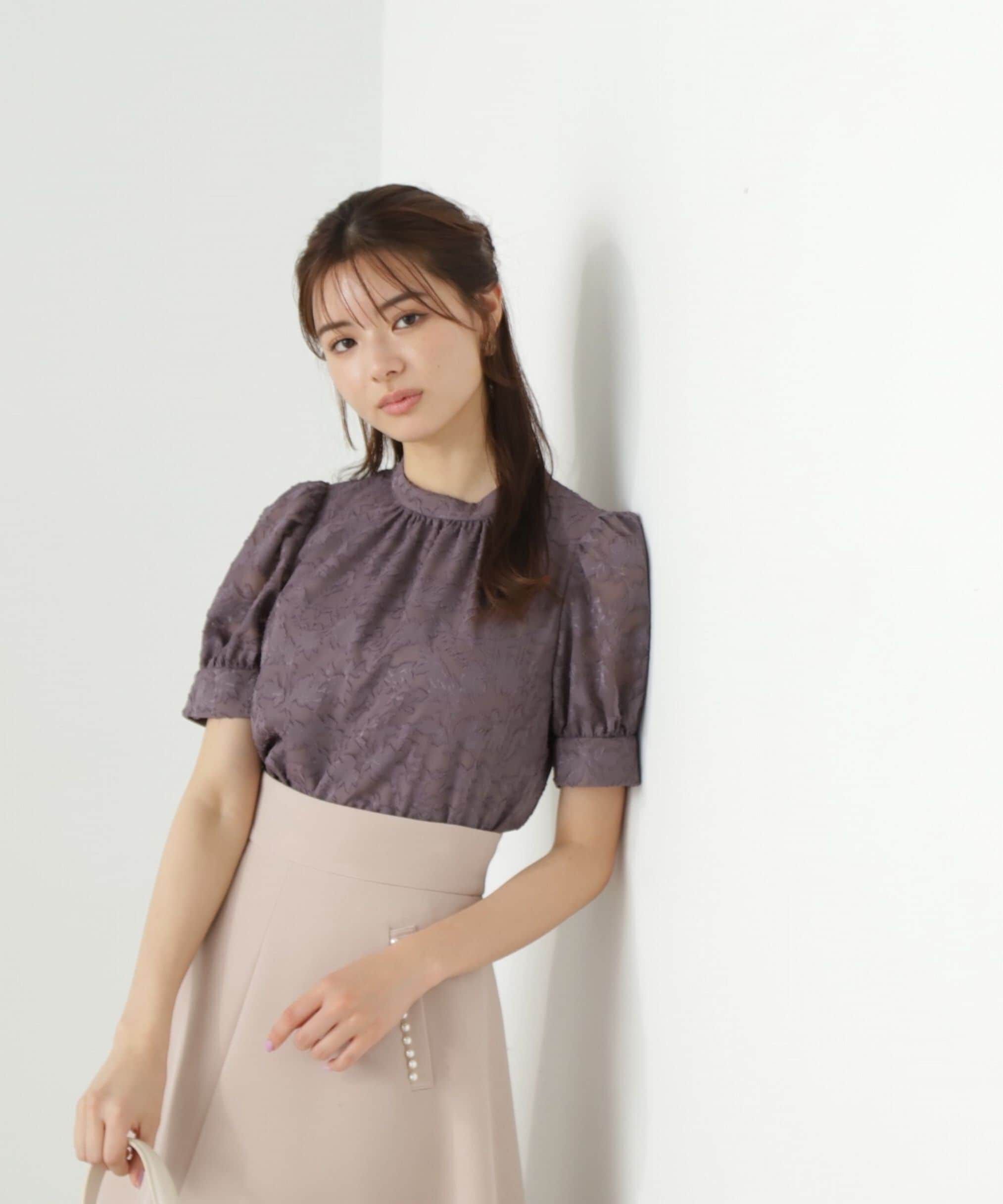 PROPORTION BODY DRESSING「フラワージャガードブラウス」|シャツ・ブラウス|