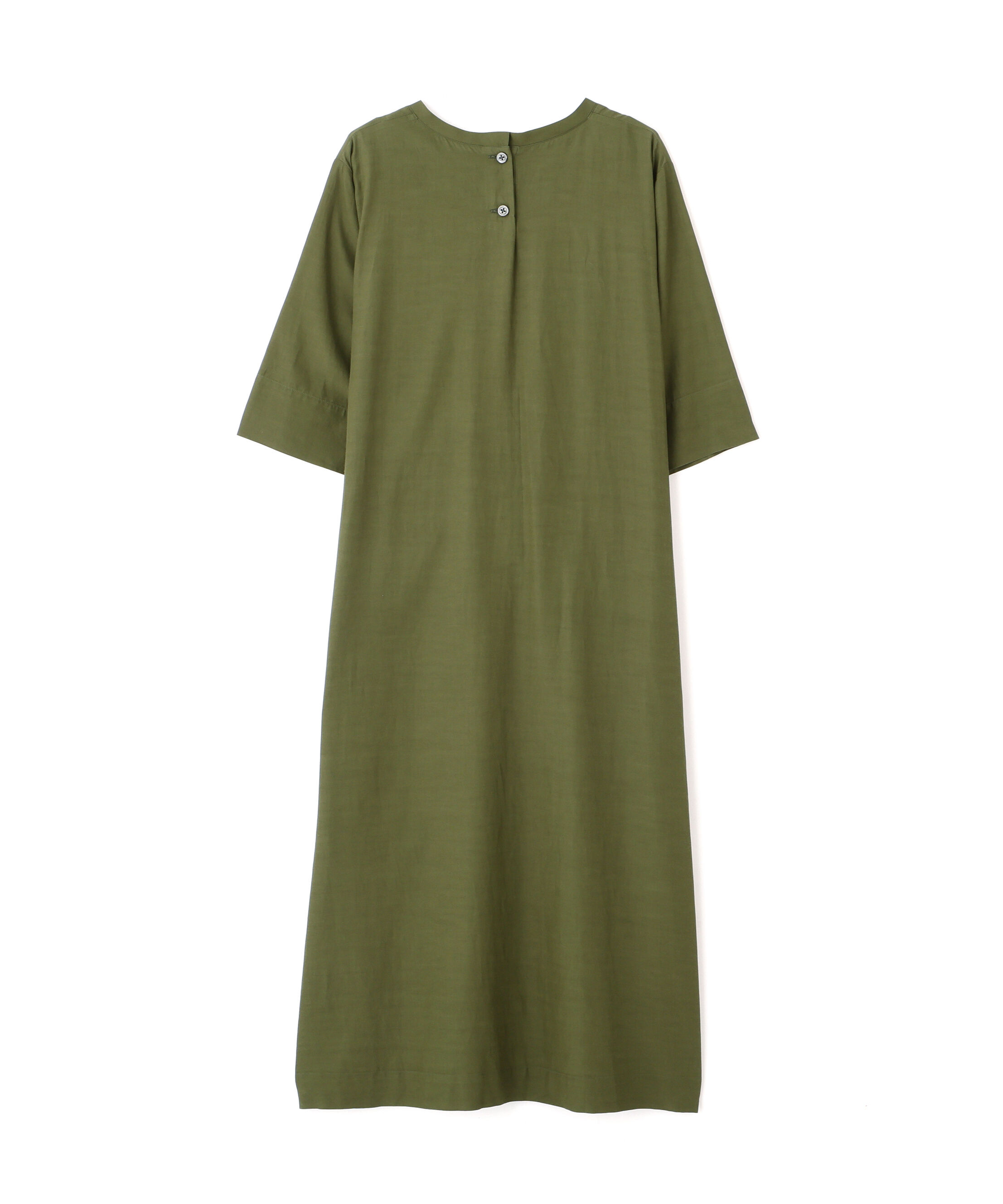  「FLUID COTTON BLEND DRESS」|ワンピース|