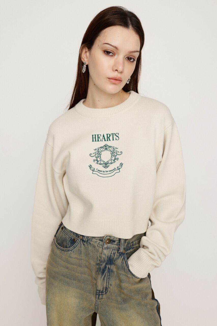 SLY「MOTIF LOGO KNIT トップス」|ニット・セーター|IVOY3