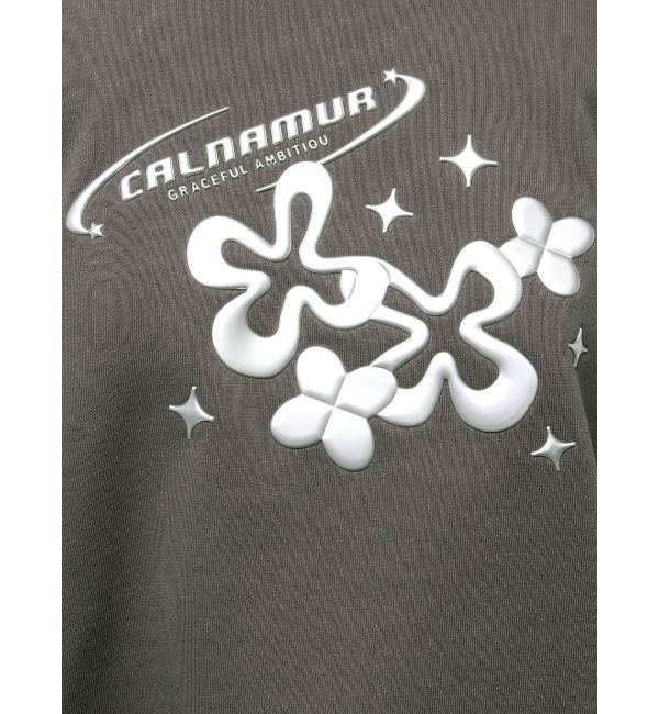 CALNAMUR「メタルプリントスウェットプルオーバー」|Tシャツ・カットソー|