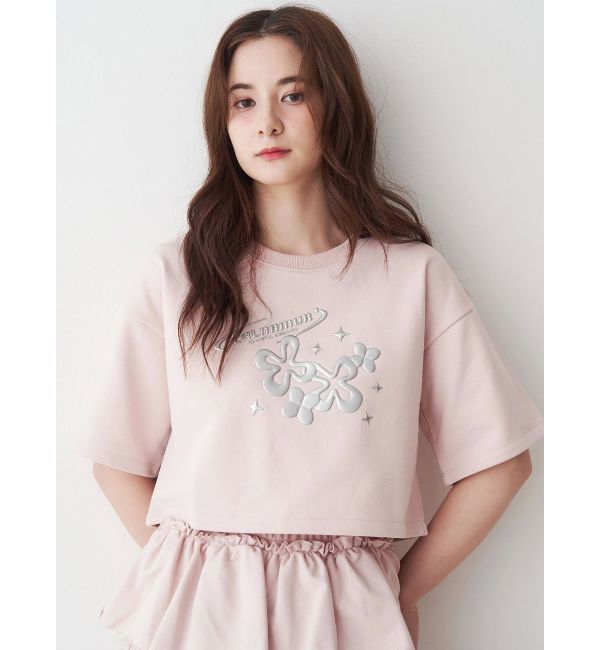 CALNAMUR「メタルプリントスウェットプルオーバー」|Tシャツ・カットソー|