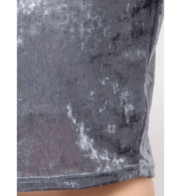 MURUA「クロップドシアーベロアTシャツ」|Tシャツ・カットソー|