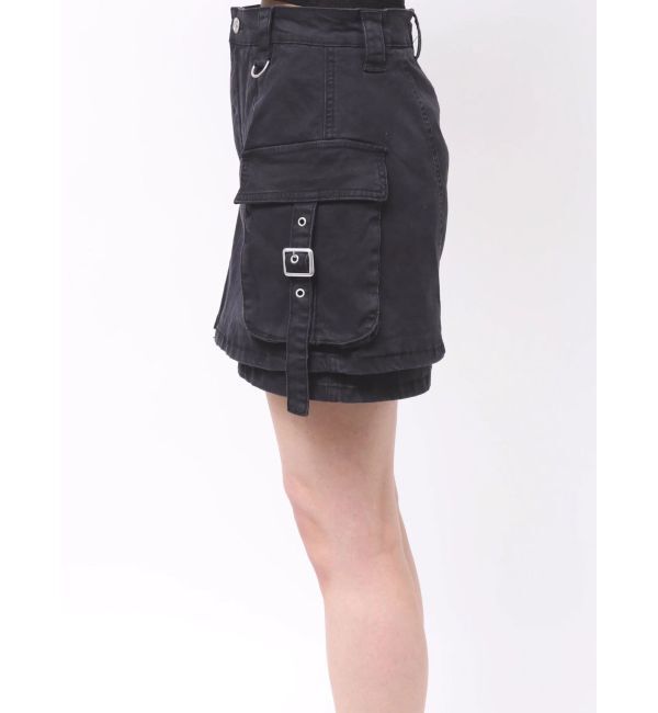 MURUA「ウォッシュカーゴスカートパンツ」|その他|