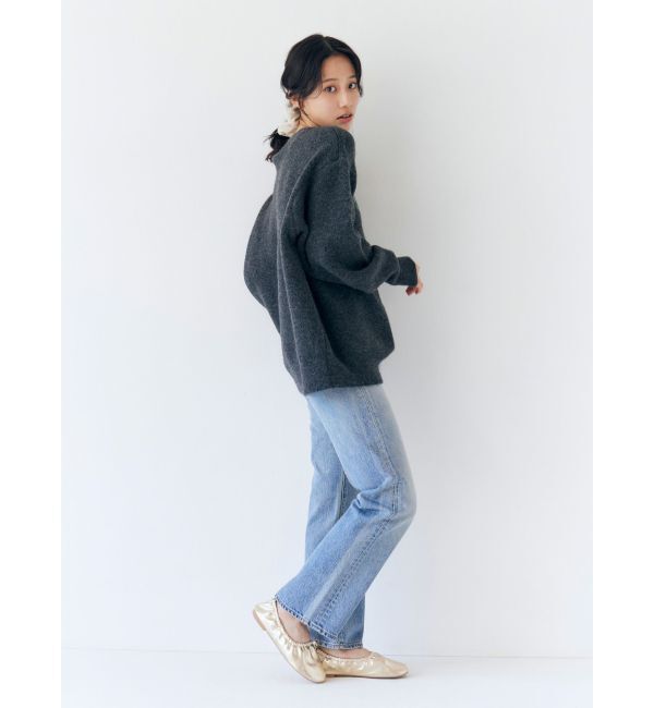 Ungrid「【WEB限定】ロゴルーズニット」|ニット・セーター|
