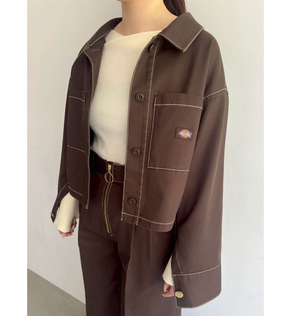 LAGUNAMOON「【別注Dickies】ショートワークジャケット」|その他|ブラウン