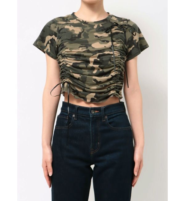 EVRIS「カモフラリボンショートTシャツ」|Tシャツ・カットソー|