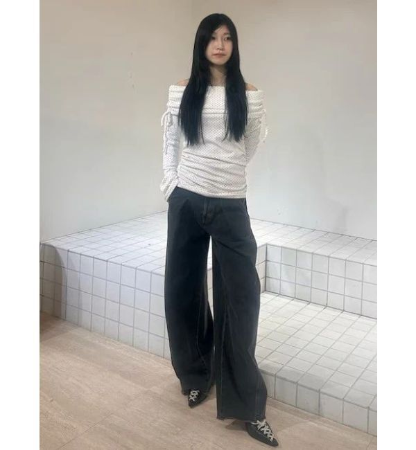 jouetie「フレアスリーブオフショルトップス」|Tシャツ・カットソー|
