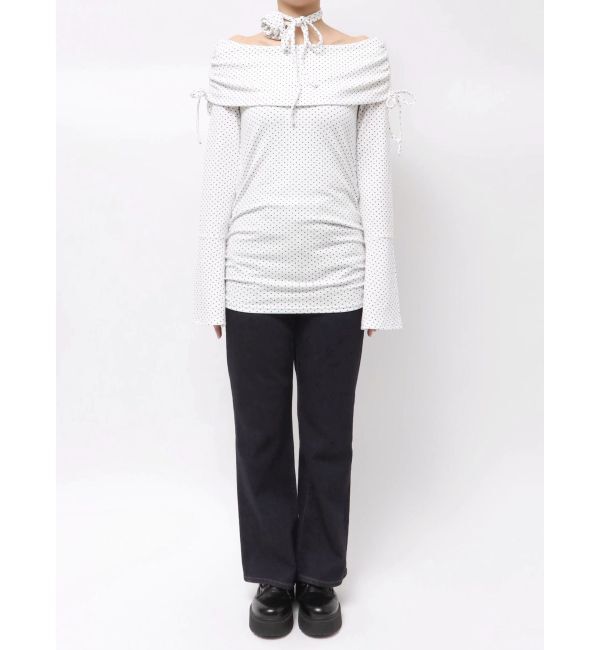 jouetie「フレアスリーブオフショルトップス」|Tシャツ・カットソー|