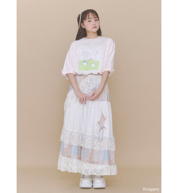 merry jenny「ちいかわフリルTee」|Tシャツ・カットソー|