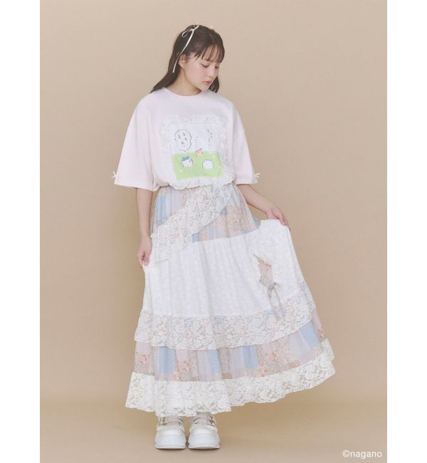 merry jenny「ちいかわフリルTee」|Tシャツ・カットソー|