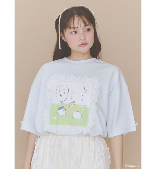 merry jenny「ちいかわフリルTee」|Tシャツ・カットソー|