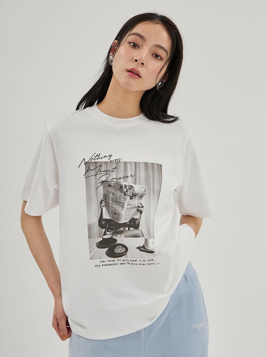 Mila Owen「フォトプリントTシャツ」|Tシャツ・カットソー|
