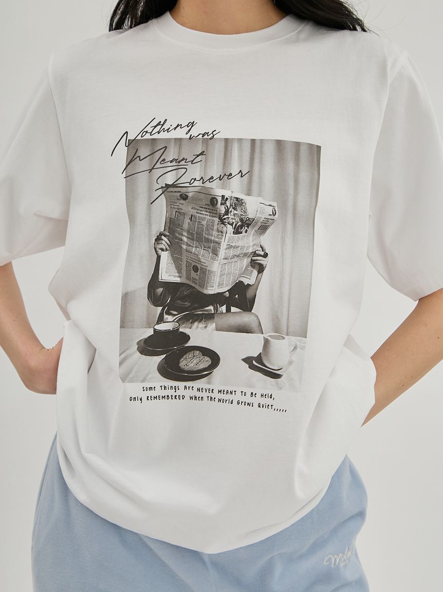 Mila Owen「フォトプリントTシャツ」|Tシャツ・カットソー|