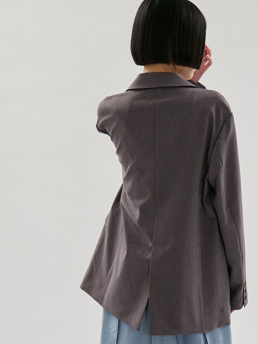 emmi atelier「リラックスダブルブレストジャケット【セットアップ対応】」|テーラードジャケット|