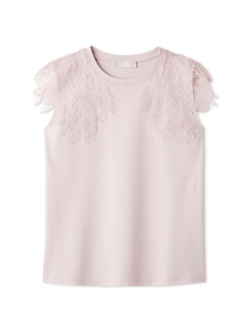 CELFORD「【洗える】【接触冷感】レースショルダーカットソー」|Tシャツ・カットソー|LPNK