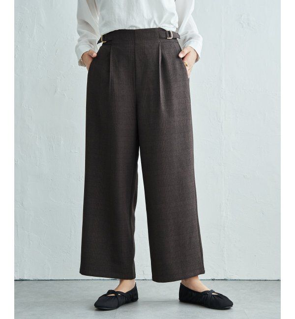 ikka「ウーリッシュツィルワイドパンツ」|その他|