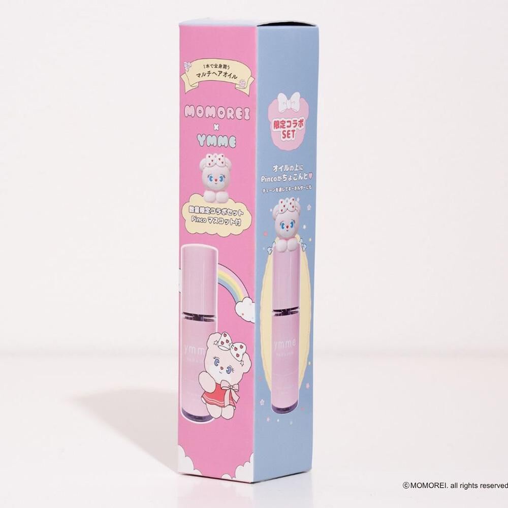  「ymme チャームset オイル momoreiコラボ (80mL)」|洗い流さないトリートメント|