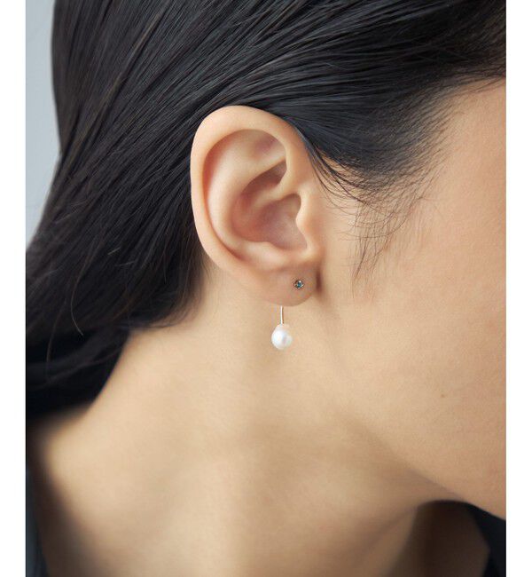 Jouete「[アークピアス] ロンドンブルートパーズ&times;パール」|ピアス|