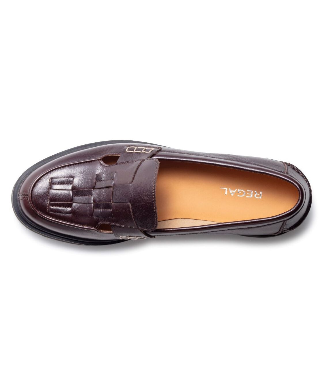 REGAL SHOES「REGAL 【新作】イントレチャートローファー【ヒール30mm】　商品コード：F80RAG」|ローファー|