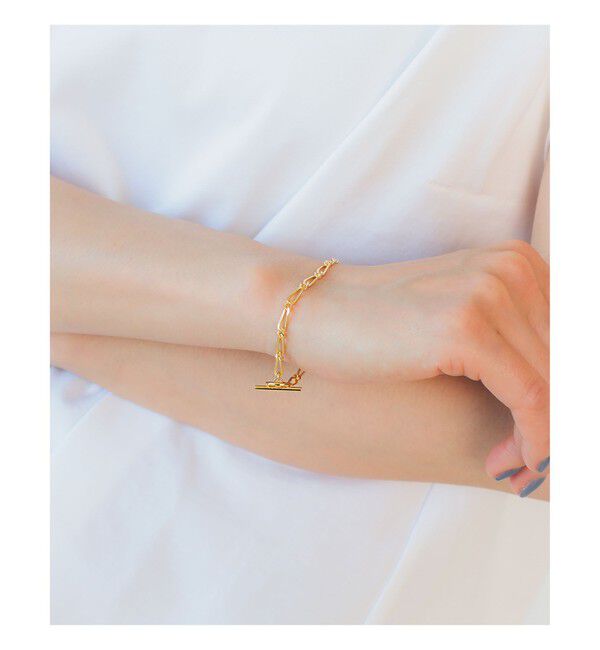 Demi-Luxe BEAMS 「ISOLATION / フィガロチェーン ブレスレット イエローゴールド」|その他|GOLD