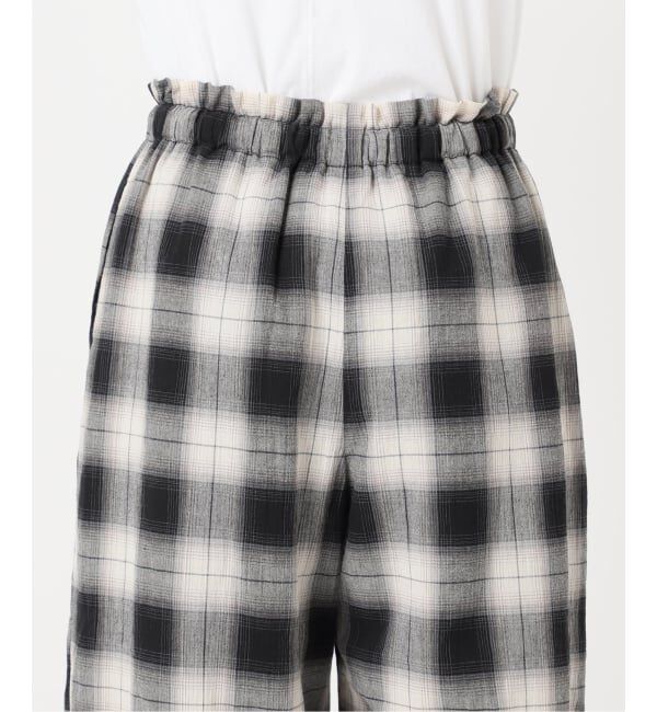 OUTDOOR PRODUCTS Usual Things「≪予約≫PLAIDパターンイージーワイドパンツ セットアップ対応」|スラックス|