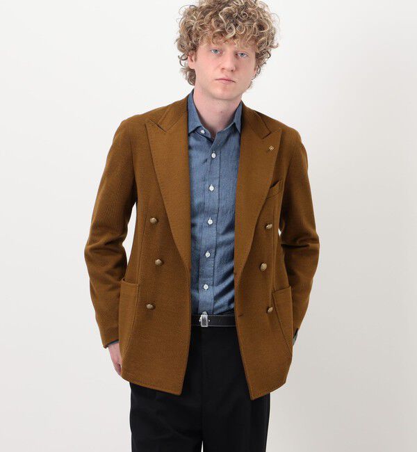 TOMORROWLAND BUYING WEAR「TAGLIATORE DARREL ポリエステルウール ダブルブレステッド6Bジャケット」|テーラードジャケット|