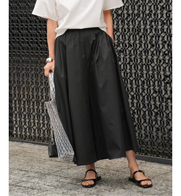 VERMEIL par iena「《手洗い可》LIMONTA ギャザーワイドクロップドパンツ」|その他|