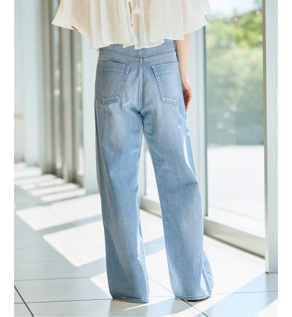 IENA LA BOUCLE「NEPLA. ネプラ ワイドフレアパンツ WOWFL-6S」|デニム|