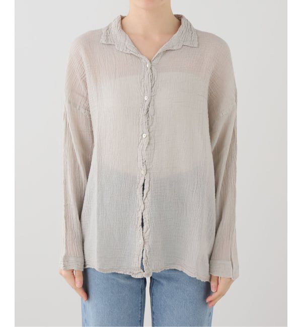 IENA「《追加》LES ATELIERS FRANCAIS DE CONFECTION Blouse Desert PE26BLDESERTGDC」|シャツ・ブラウス|