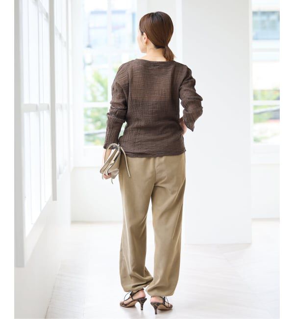 IENA「《追加》LES ATELIERS FRANCAIS DE CONFECTION T Manches Longues PE26TSMLGDC」|シャツ・ブラウス|