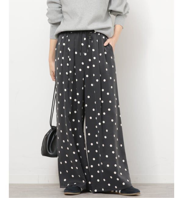 JOURNAL STANDARD relume「ランダムドットギャザーワイドパンツ」|その他|