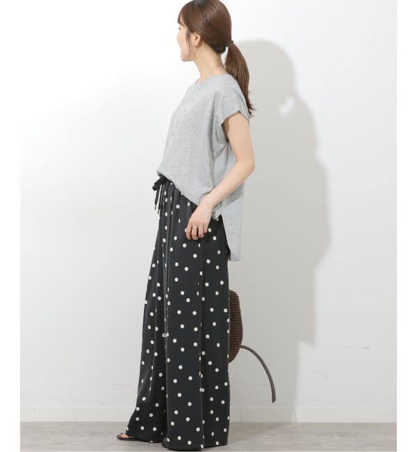 JOURNAL STANDARD relume「ランダムドットギャザーワイドパンツ」|その他|